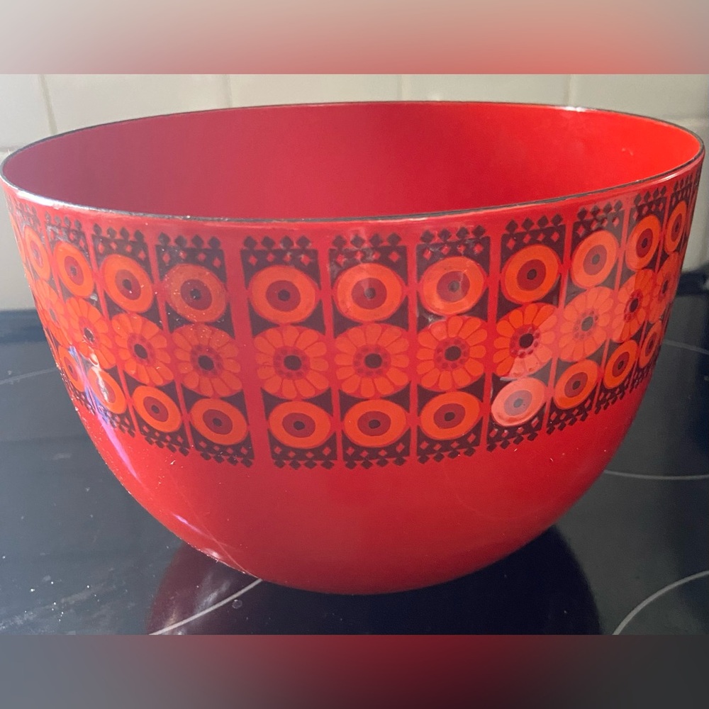 Finel Kaj Franck Enamel Bowl - Rare MCM Finland